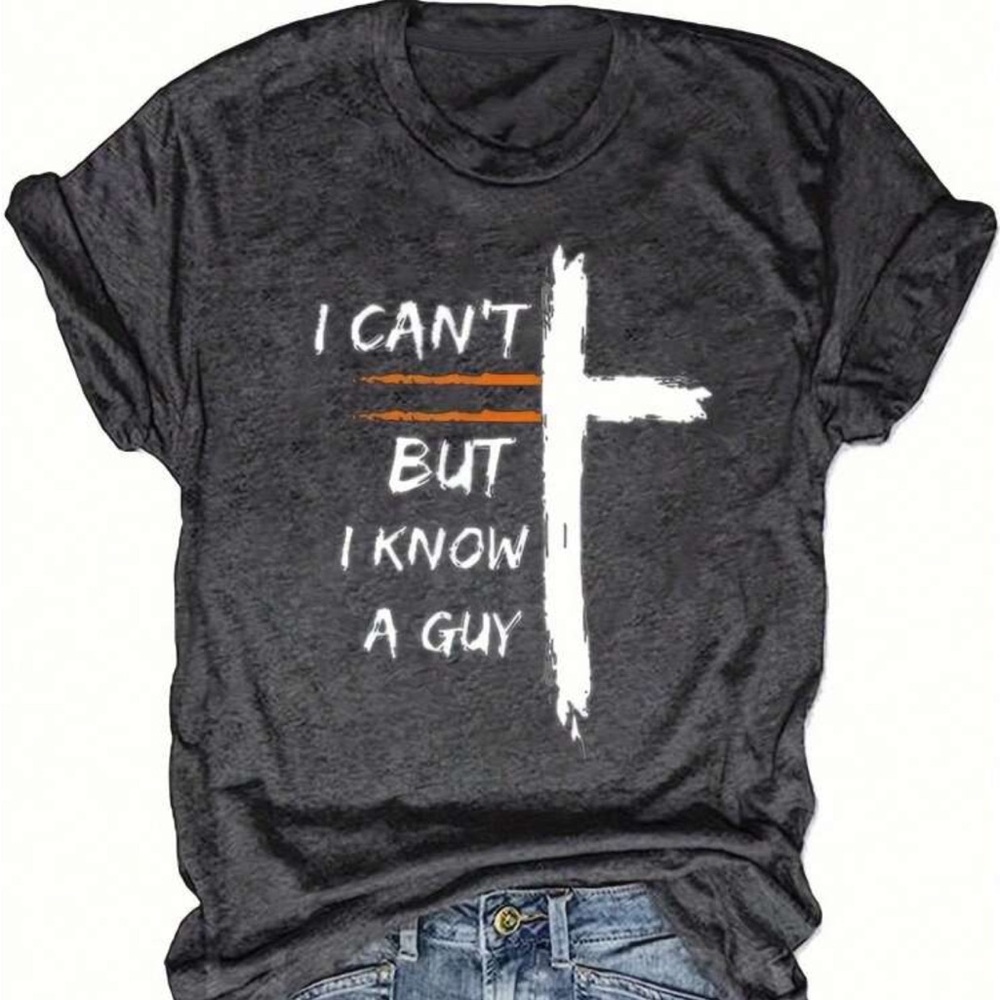'I Can't But I Know A Guy' Dark Heather Graphic T-Shirt